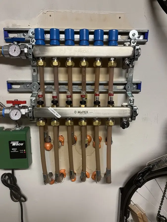 Plumber performing Leak Detection at a residential property in New Lexington